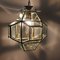 Large Italian Lantern in Brass & Cut Glass, 1950s 6