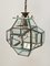 Large Italian Lantern in Brass & Cut Glass, 1950s 16