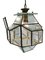 Large Italian Lantern in Brass & Cut Glass, 1950s 3