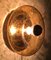 Vintage Amber Murano Glass Donut Wall Lamp from Doria Leuchten 3