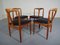 Juliane Teak Dining Chairs by Johannes Andersen for Uldum Møbelfabrik, 1960s, Set of 4 1