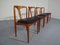 Juliane Esszimmerstühle aus Teak von Johannes Andersen für Uldum Møbelfabrik, 1960er, 4er Set 5