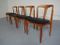 Juliane Teak Dining Chairs by Johannes Andersen for Uldum Møbelfabrik, 1960s, Set of 4, Image 4