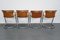 Cognac Leather Dining Chairs by Willy Rizzo, 1970s, Set of 4, Image 13