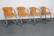 Cognac Leather Dining Chairs by Willy Rizzo, 1970s, Set of 4, Image 11
