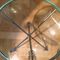 Vintage Glass Side Table with Arrow Legs 4