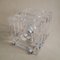 Mid-Century Italian Acrylic Glass Cubic Table Lamp, 1970s, Image 3