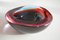 Red and Blue Murano Glass Bowl from Mandruzzato, 1960s, Image 4