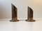 Vintage Danish Brass Pipe Candle Holders from Danalux, 1960s, Set of 2 1