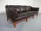 3-Sitzer Sofa aus Leder & Teak von Georg Thams für Grant Mobelfabrik, 1970er 7
