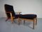 Oak GE 290 Armchair & Ottoman by Hans J. Wegner for Getama, 1960s 2