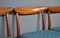 Mid-Century Danish Teak Extending Dining Table and 4 Chairs from Greaves & Thomas 9