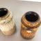 Fat Lava Vases from Scheurich, 1970s, Set of 3 6