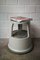 Stool with Wheels in Light Gray by WEDO 9