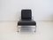 Vintage Black Leather & Steel Chaise Lounge by Massimo Iosa Ghini for Moroso 5
