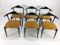 Vintage Italian Lacquered Dining Chairs, 1960s, Set of 6 12