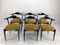 Vintage Italian Lacquered Dining Chairs, 1960s, Set of 6, Image 10