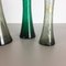 Mundgeblasene Vasen aus Kristallglas von Alfred Taube, 1960er, 3er Set 4