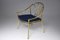 Französischer Vintage Armlehnstuhl aus Messing 2