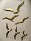 Mid-Century Brass Seagulls Wall Decoration from Superbrass, 1960s, Set of 6 1