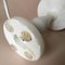 Lámpara de mesa sueca vintage de alabastro macizo blanco, Imagen 7