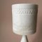 Lámpara de mesa sueca vintage de alabastro macizo blanco, Imagen 4