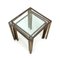 Italian Brass & Glass Nesting Tables, 1950s 4