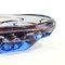 Glass Bowl in Blue by Jan Beranek for Skrdlovice, 1960s 5