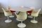 Tavolo da pranzo Tulip con sedie di Eero Saarinen per Knoll, anni '60, set di 7, Immagine 2