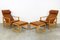 Mid-Century Model 2254 Lounge Chairs with Ottomans by Børge Mogensen for Fredericia, Set of 4, Image 1