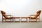 Mid-Century Model 2254 Lounge Chairs with Ottomans by Børge Mogensen for Fredericia, Set of 4, Image 4