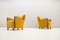 Mobilier de Salon Jaune Mid-Century, 1950s 3