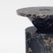 Totem Coffee Table in Portoro Nero Marble by Karen Chekerdjian for MMairo 4