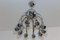 Lámpara de araña vintage de cromo, Imagen 6