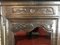 Antique Provencal Cabinet with Glass & Carved Oak, Image 7