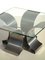 Italian Stainless Steel Coffee Table by Francois Monnet, 1970s, Image 2