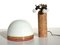 Vintage Febo Glass & Marble Table Lamp by Roberto Pamio & Toso for Leucos 5