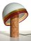Vintage Febo Glass & Marble Table Lamp by Roberto Pamio & Toso for Leucos 4