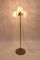 Lámpara de pie alemana con burbuja de vidrio, años 70, Imagen 3