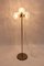 Lámpara de pie alemana con burbuja de vidrio, años 70, Imagen 7