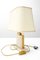 Travertine & Brass Table Lamps by Camille Breesch, 1970s, Set of 2, Image 7
