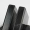 Vintage Black Marble Bookends, Set of 2 3