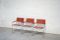 MG Leather Chairs by Centro Studi for Matteo Grassi, 1970s, Set of 3 3