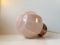 Danish Pink Opaline Glass & Copper Pendant from Lyfa, 1950s 4