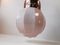 Danish Pink Opaline Glass & Copper Pendant from Lyfa, 1950s, Image 6