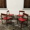 Mid-Century Dining Chairs in Skai and Beech by Gianfranco Frattini, 1960s, Set of 4 6