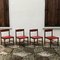 Mid-Century Dining Chairs in Skai and Beech by Gianfranco Frattini, 1960s, Set of 4 12