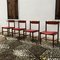 Mid-Century Dining Chairs in Skai and Beech by Gianfranco Frattini, 1960s, Set of 4 13