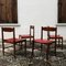 Sedie da pranzo Mid-Century in similpelle e faggio di Gianfranco Frattini, anni '60, set di 4, Immagine 16