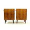 Cubical Walnut Bedside Tables, 1970s, Set of 2 10